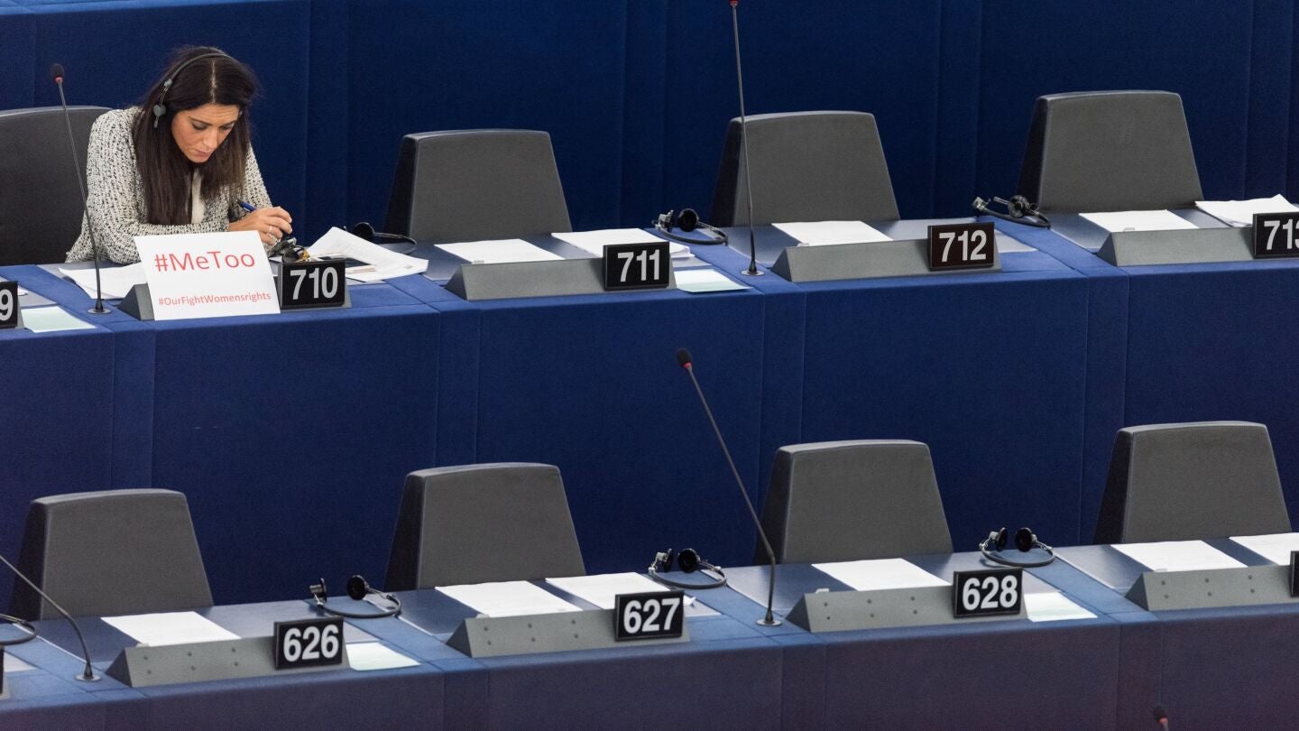 La miembro del Parlamento Europeo Pina Picierno, del grupo Alianza Progresista de Socialistas y Dem&oacute;cratas