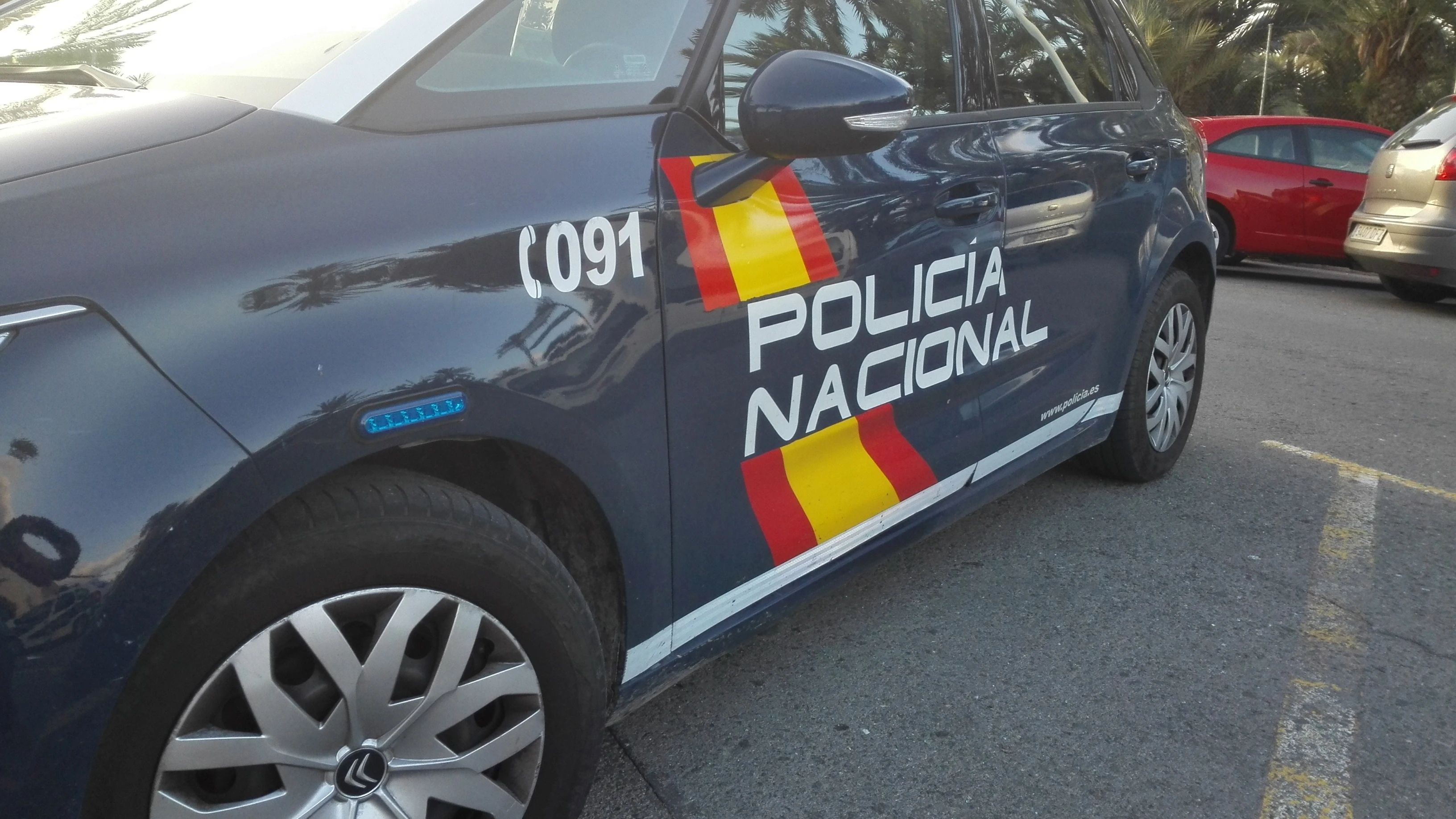 Vehículo de la Policía Nacional