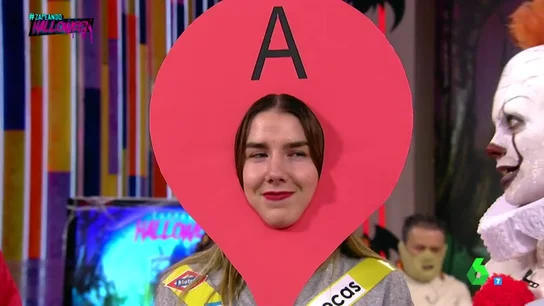 Chica vestida de Google maps Chica vestida de Google maps en Zapeando