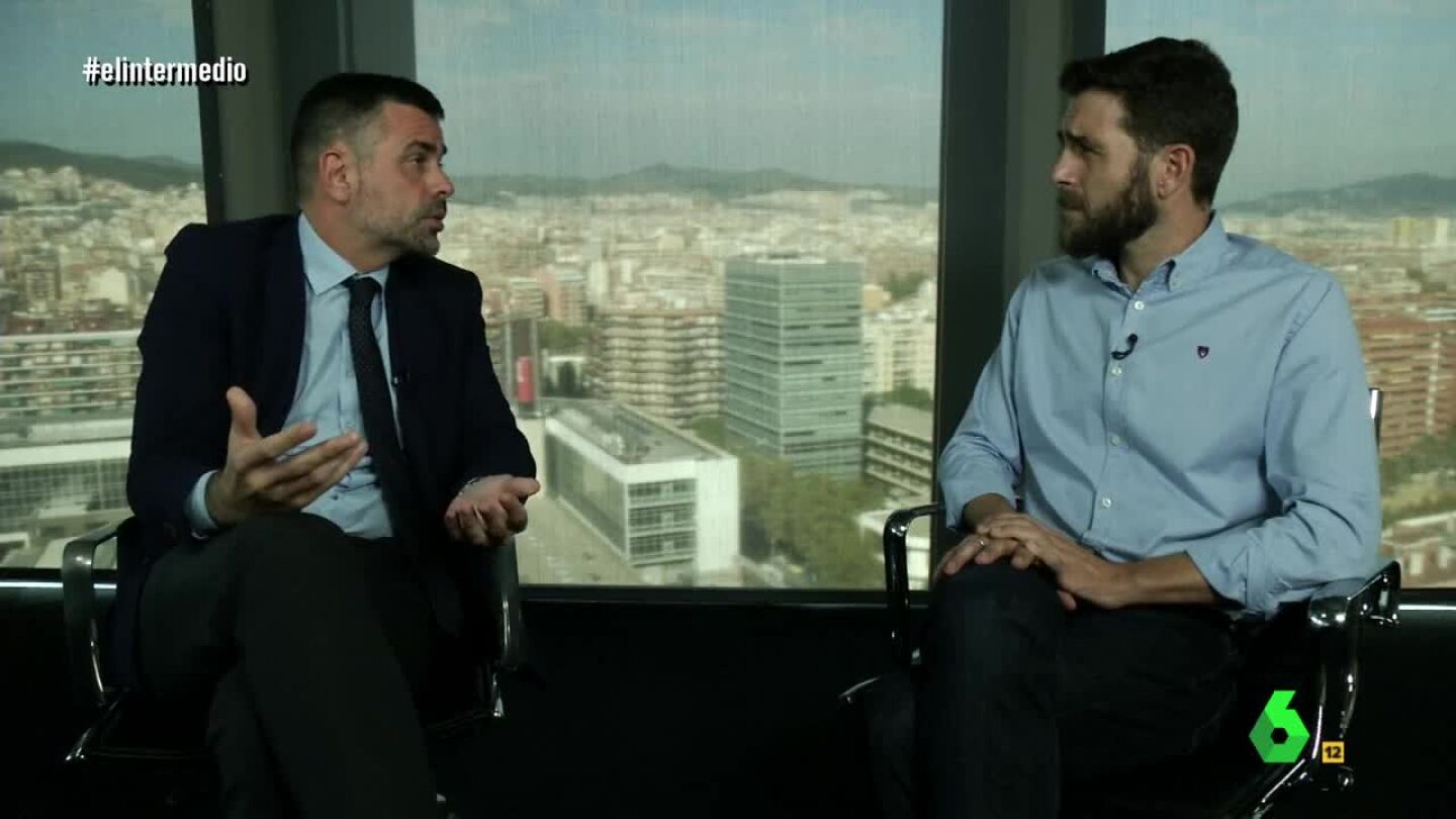 Santi Vila habla con Gonzo en El Intermedio