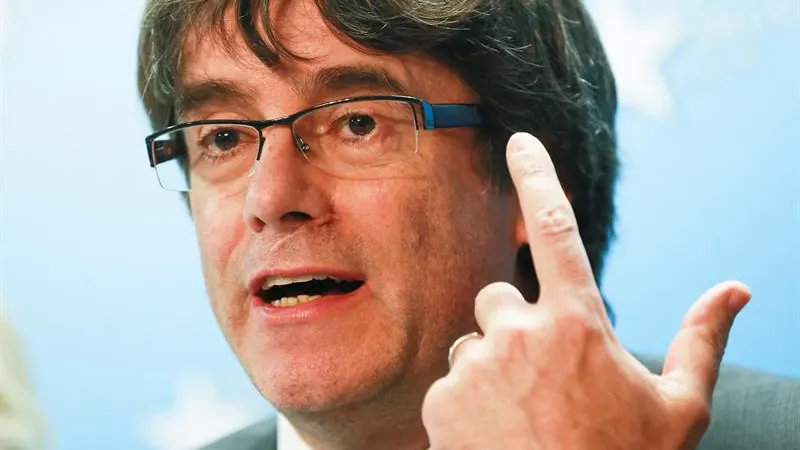 El expresidente de la Generalitat de Cataluña Carles Puigdemont