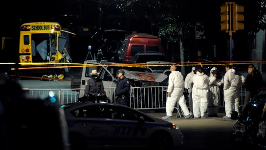 Zona del atentado en Manhattan Zona del atentado en Manhattan