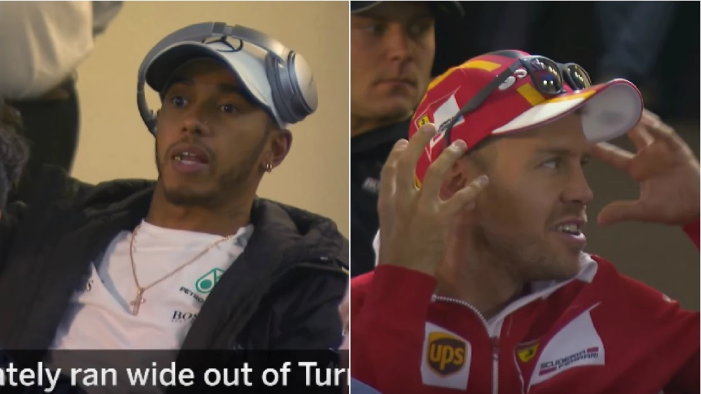 Hamilton y Vettel, en el briefing de pilotos del GP de México Hamilton y Vettel, en el briefing de pilotos del GP de México