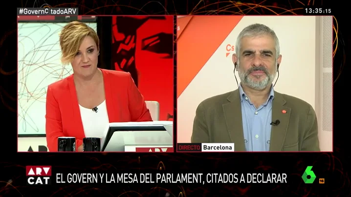 Carlos Carrizosa, portavoz de Ciudadanos en el Parlament