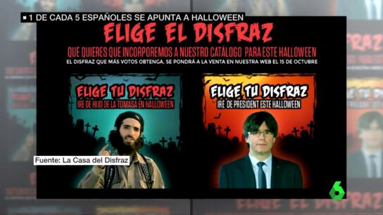 Desde Puigdemont hasta un millenial: uno de cada cinco espa&ntilde;oles ya se disfraza en Halloween