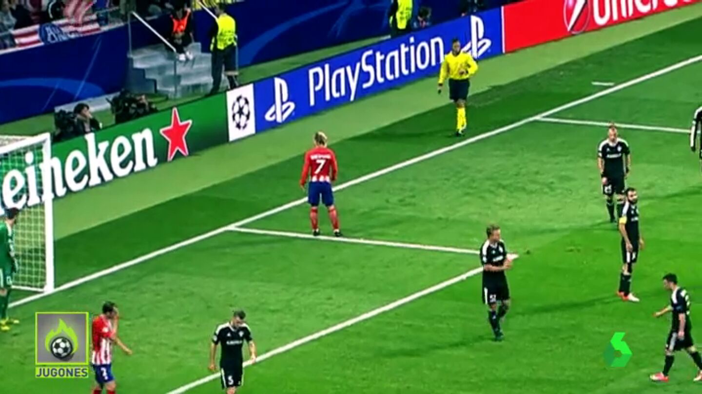 Antoine Griezmann se encara con la grada del Wanda tras los pitos a Gameiro