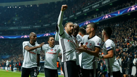 El Besiktas celebra un gol El Besiktas celebra un gol