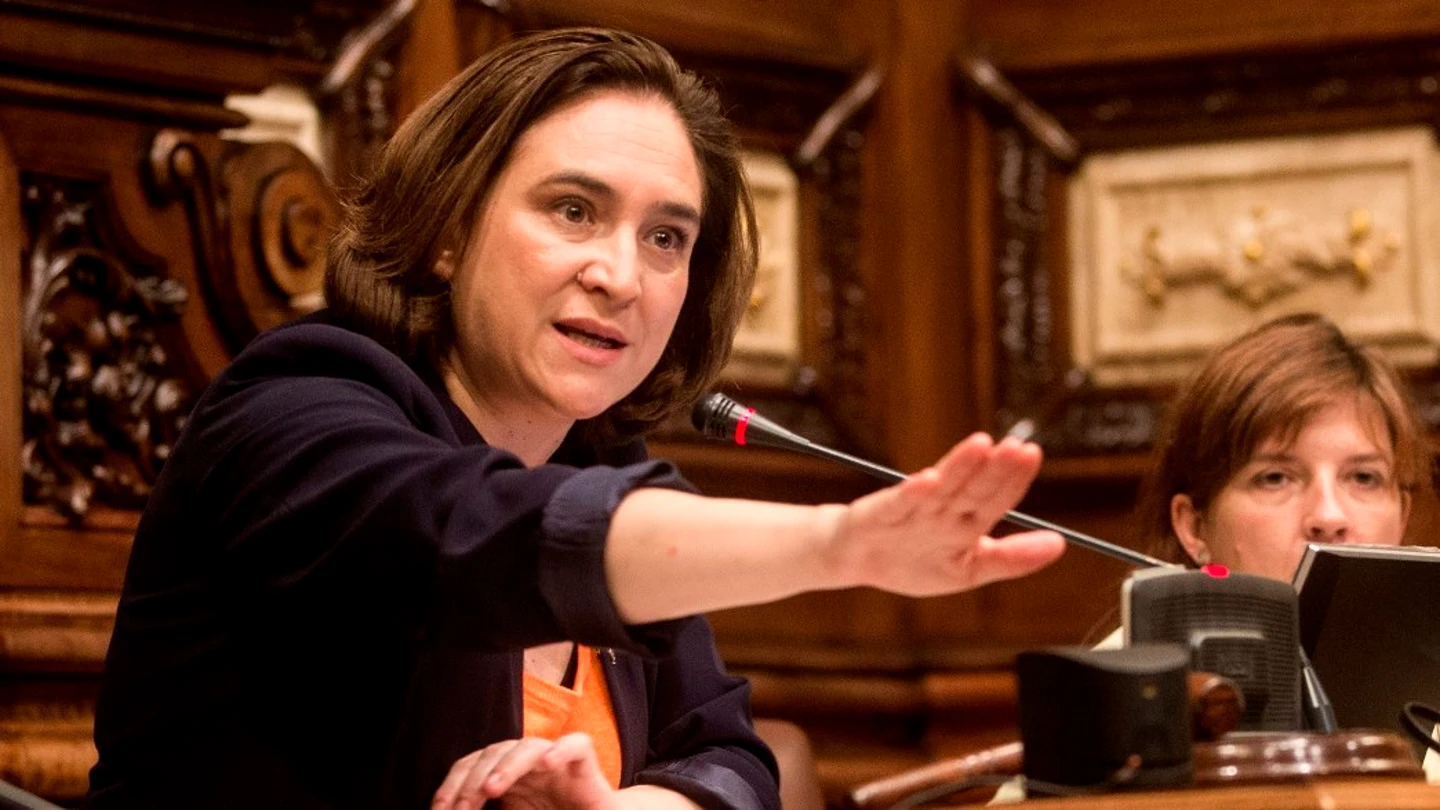 Ada Colau en el Ayuntamiento de Barcelona Ada Colau en el Ayuntamiento de Barcelona