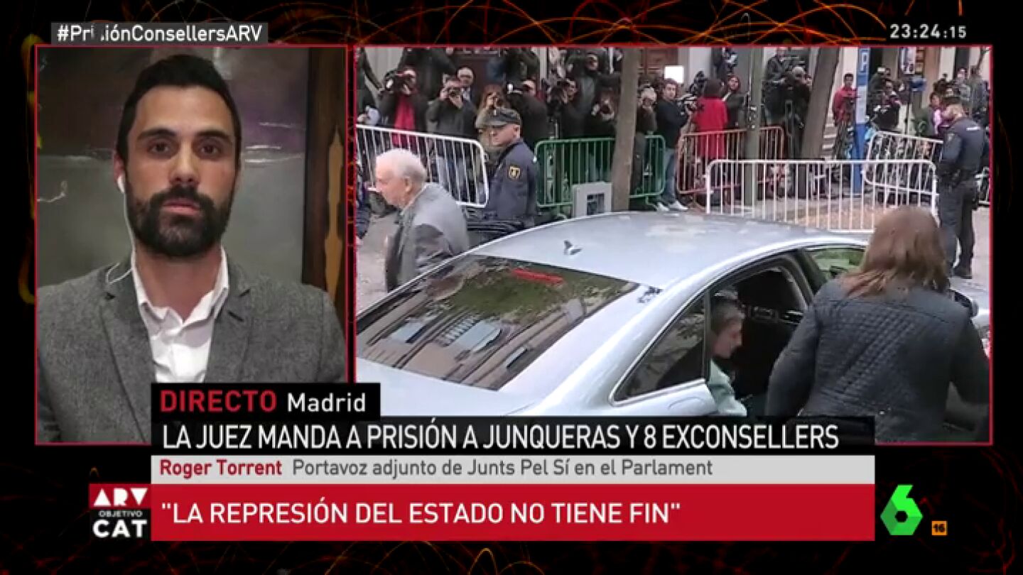 Roger Torrent, en Al Rojo Vivo
