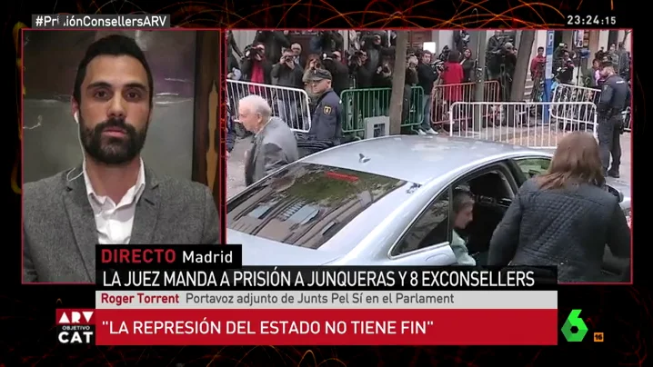 Roger Torrent, en Al Rojo Vivo Roger Torrent, en Al Rojo Vivo