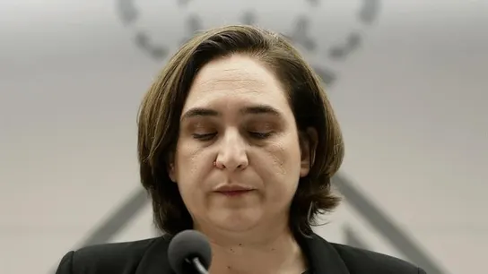 La alcaldesa de Barcelona, Ada Colau La alcaldesa de Barcelona, Ada Colau