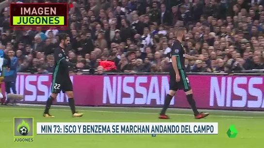 Isco y Benzema se retiran andando cuando pierden 3-0 Isco y Benzema se retiran andando cuando pierden 3-0