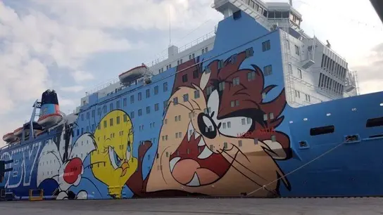 El barco en el que estuvieron alojados la Policía Nacional El barco en el que estuvieron alojados la Policía Nacional