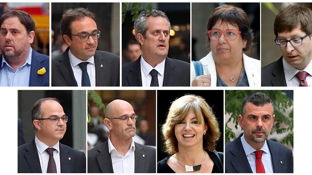 Exmiembros del Govern encarcelados por la juez de la Audiencia Nacional Carmen Lamela