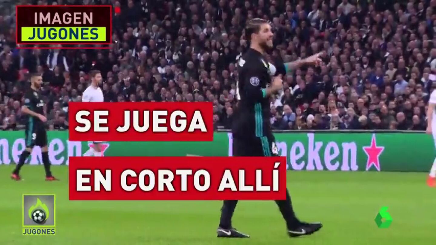 El sufrimiento de Ramos durante el partido en Wembley