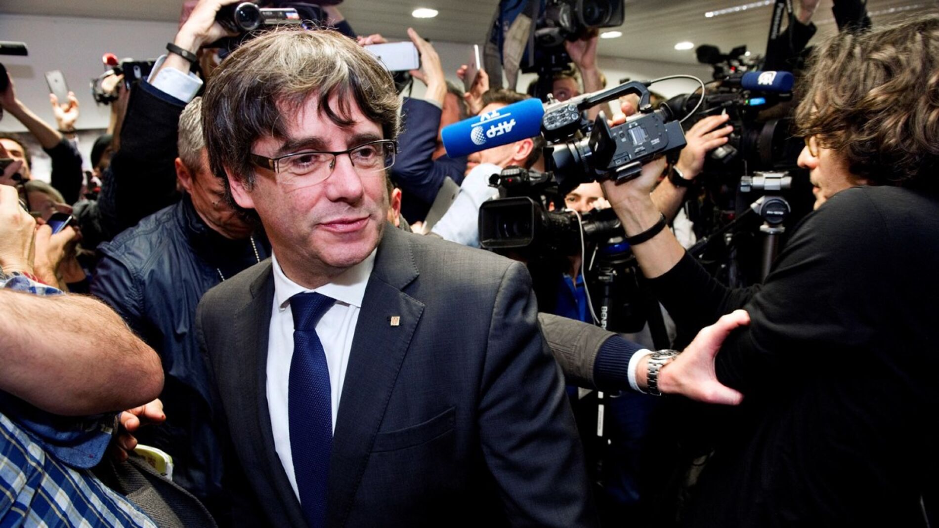 Carles Puigdemont en Bruselas