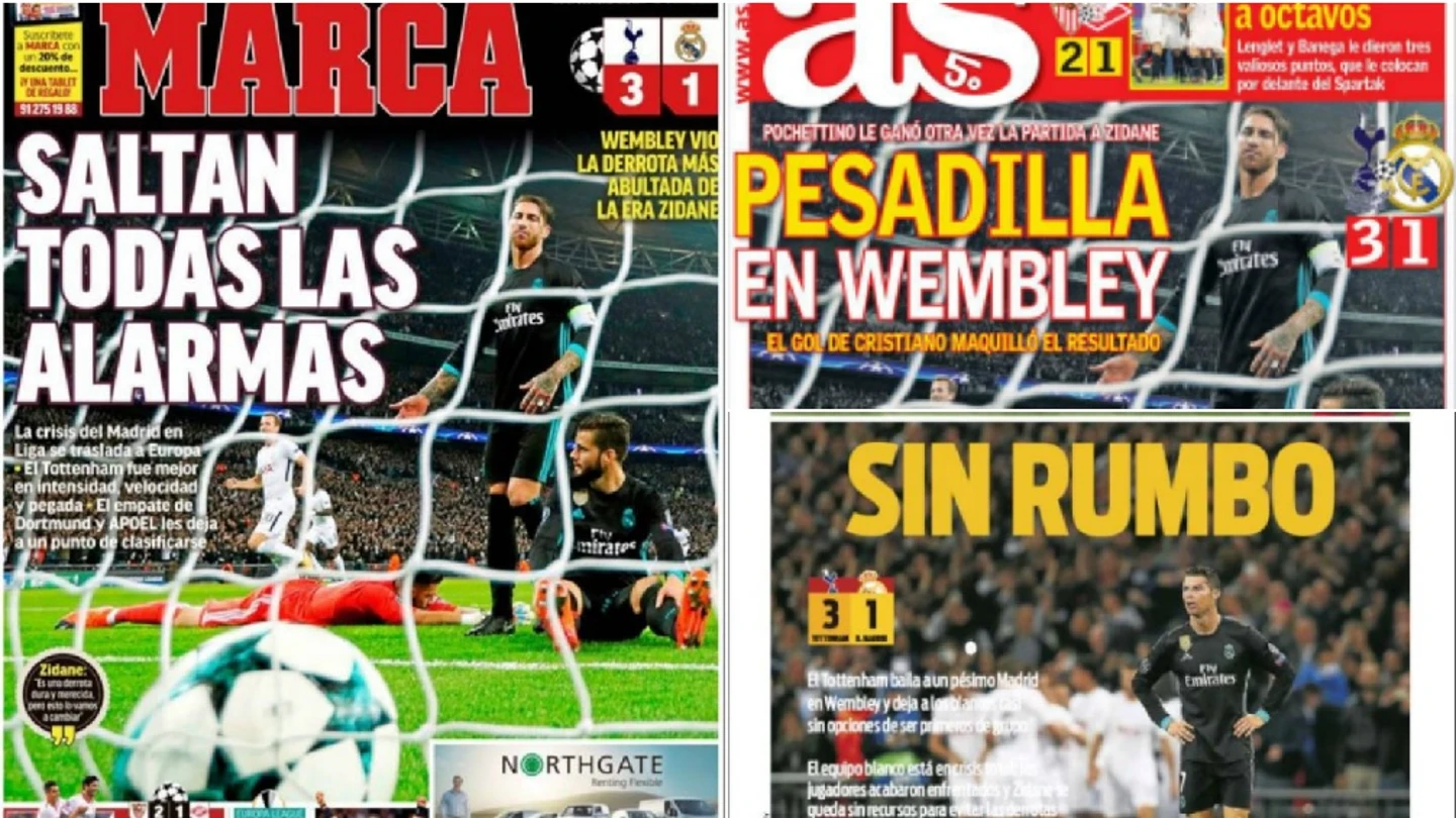 La derrota del Madrid en Wembley, en la prensa La derrota del Madrid en Wembley, en la prensa