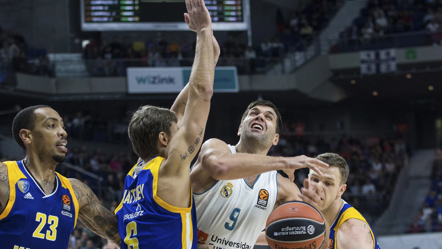 Felipe Reyes, durante el partido contra el Khimki Felipe Reyes, durante el partido contra el Khimki