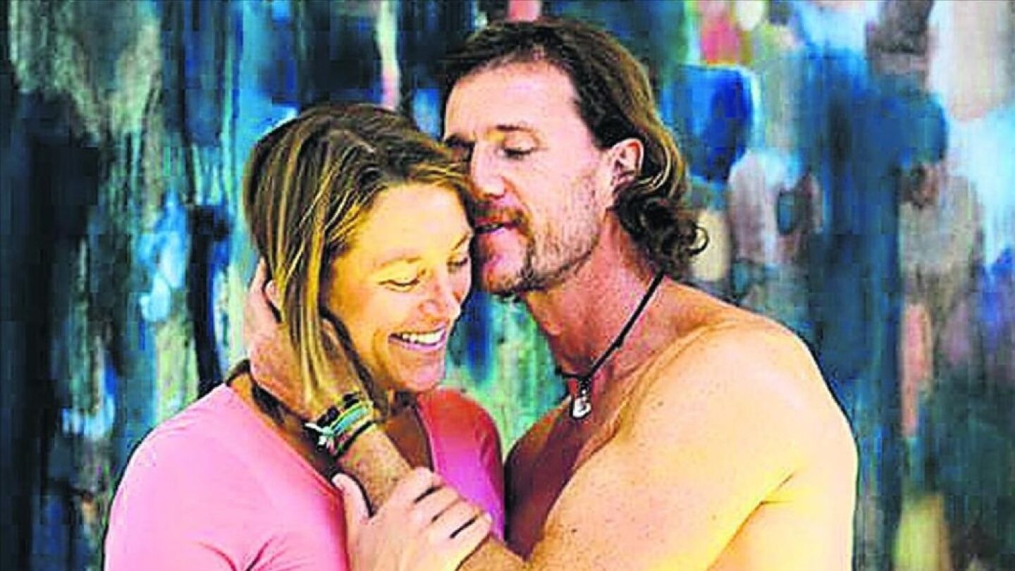 Mario Cesar Deus Yela junto a su ex esposa