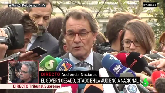 Artur Mas, a las puertas de la Audiencia Nacional Artur Mas, a las puertas de la Audiencia Nacional