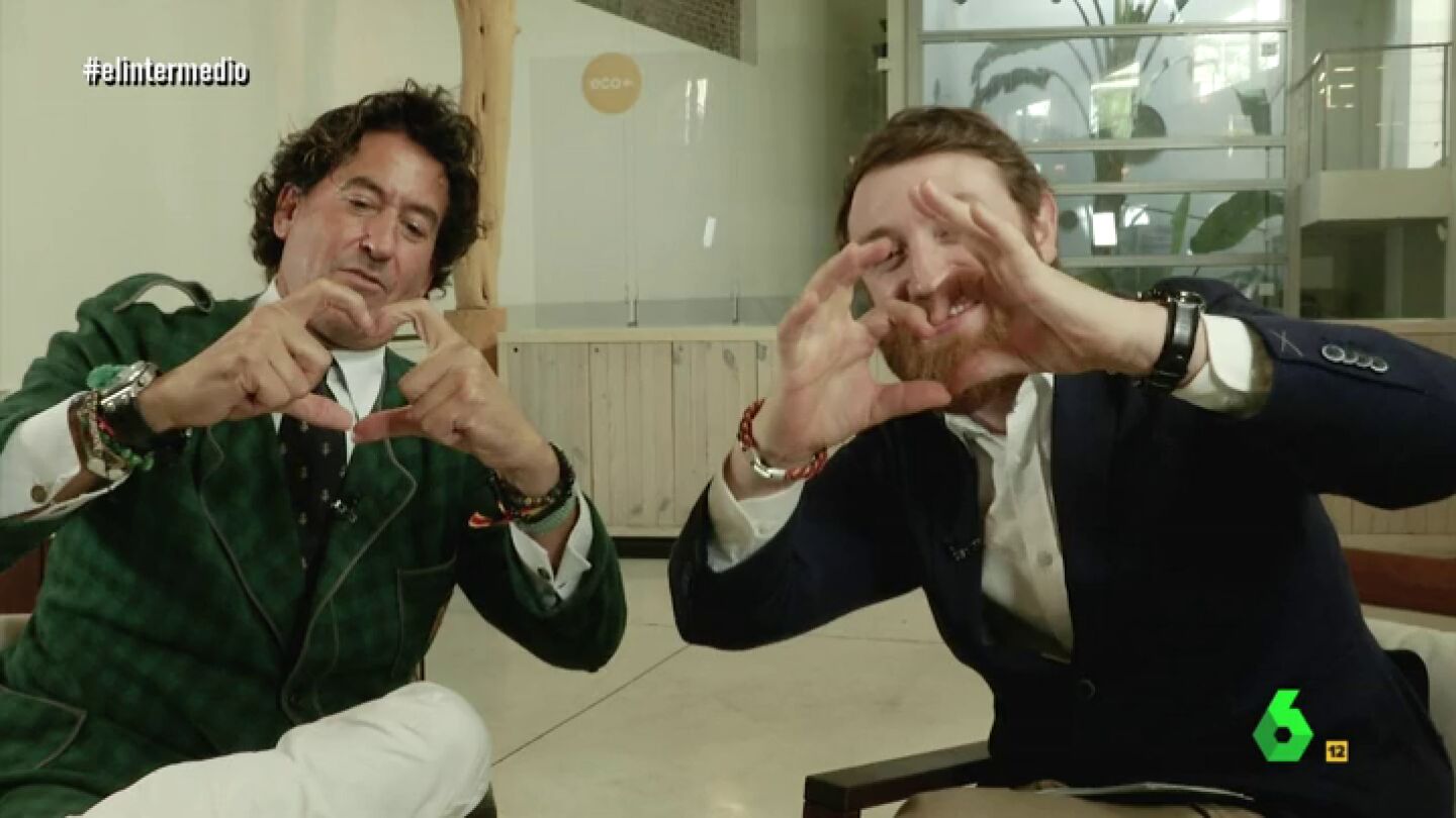 &Aacute;lvaro de Marichalar con Manuel Burque
