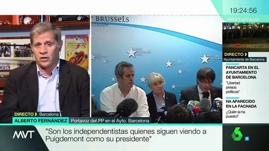 Alberto Fernandez, portavoz del Partido Popular en el Ayuntamiento de Cataluña Alberto Fernandez, portavoz del Partido Popular en el Ayuntamiento de Cataluña