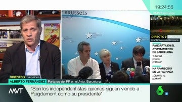 Alberto Fernandez, portavoz del Partido Popular en el Ayuntamiento de Cataluña