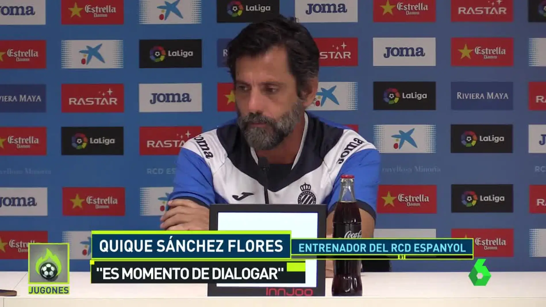 Quique Sánchez Flores, técnico del Espanyol