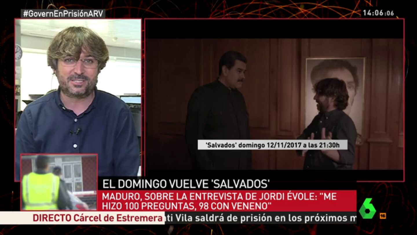 Jordi &Eacute;vole en Al Rojo Vivo