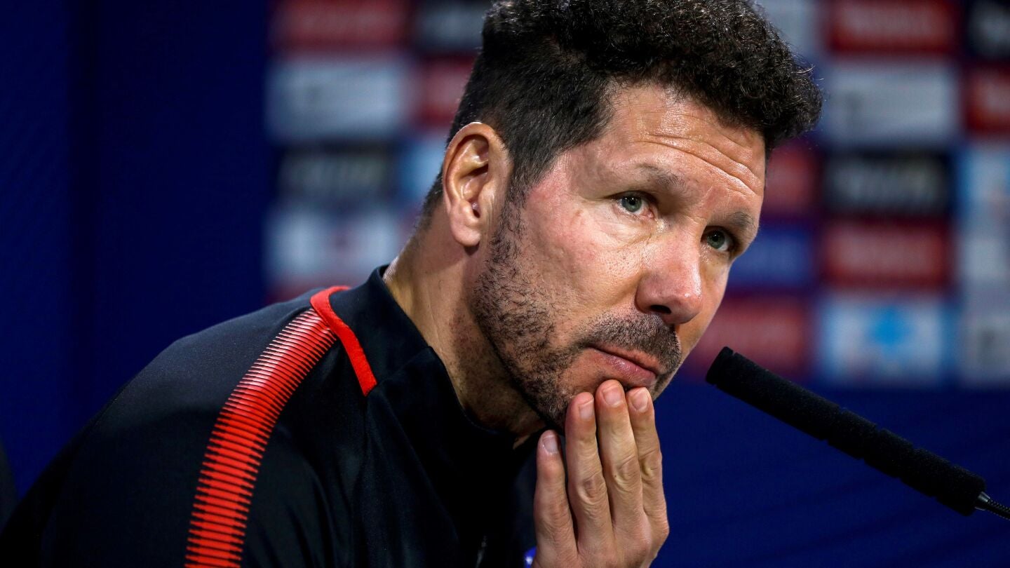 Simeone en rueda de prensa