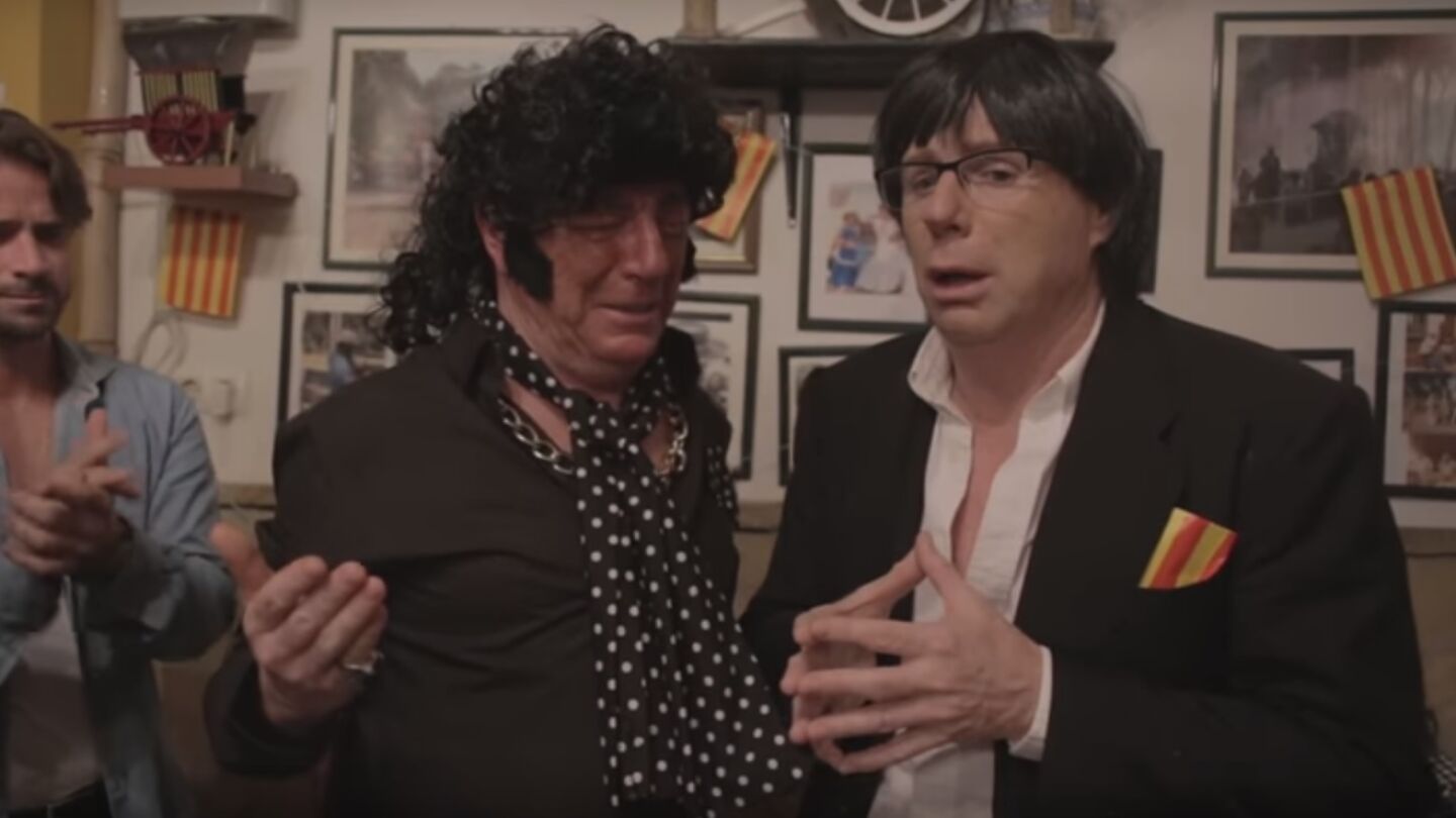 Parodia de los Morancos del encuentro de Puigdemont con los l&iacute;deres flamencos