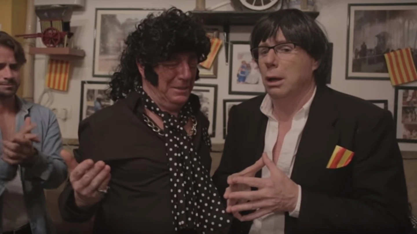 Parodia de los Morancos del encuentro de Puigdemont con los líderes flamencos Parodia de los Morancos del encuentro de Puigdemont con los líderes flamencos