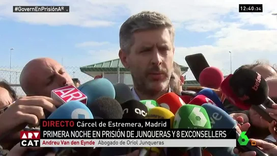 Van den Eynde, al abogado de Oriol Junqueras Van den Eynde, al abogado de Oriol Junqueras