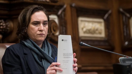 Ada Colau en el Ayuntamiento de Barcelona Ada Colau en el Ayuntamiento de Barcelona