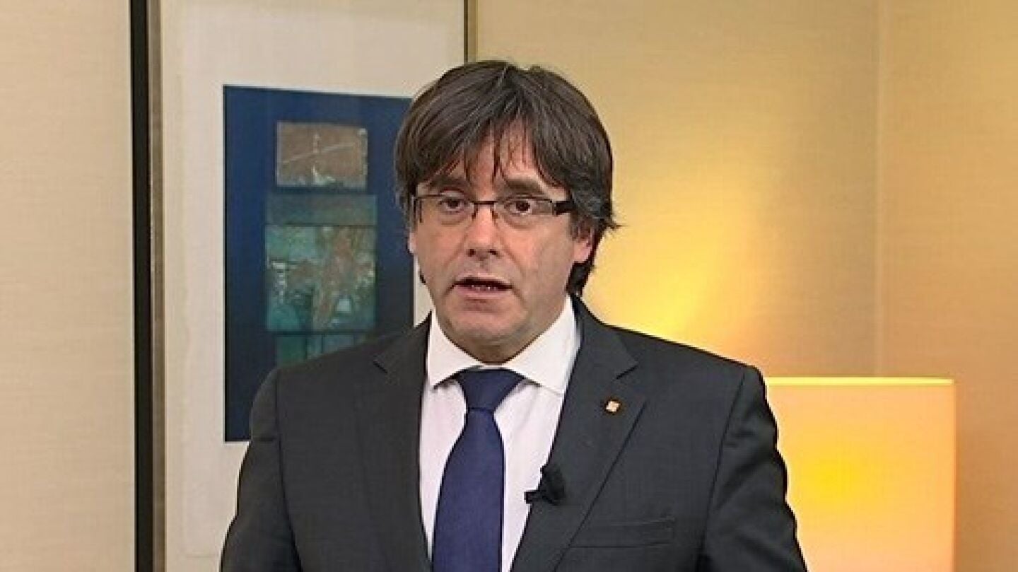Carles Puigdemont tras el encarcelamiento de Junqueras y varios exconsellers