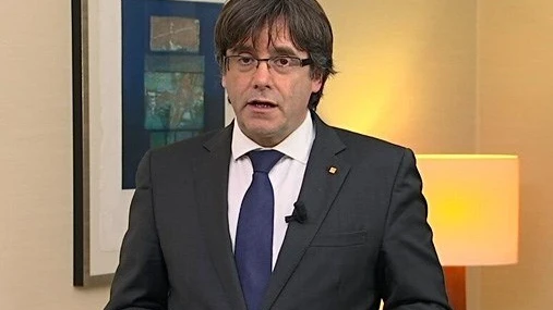 Carles Puigdemont tras el encarcelamiento de Junqueras y varios exconsellers