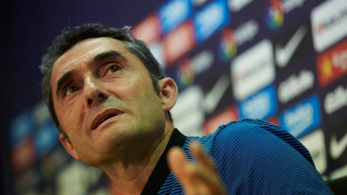 Ernesto Valverde, en rueda de prensa Ernesto Valverde, en rueda de prensa