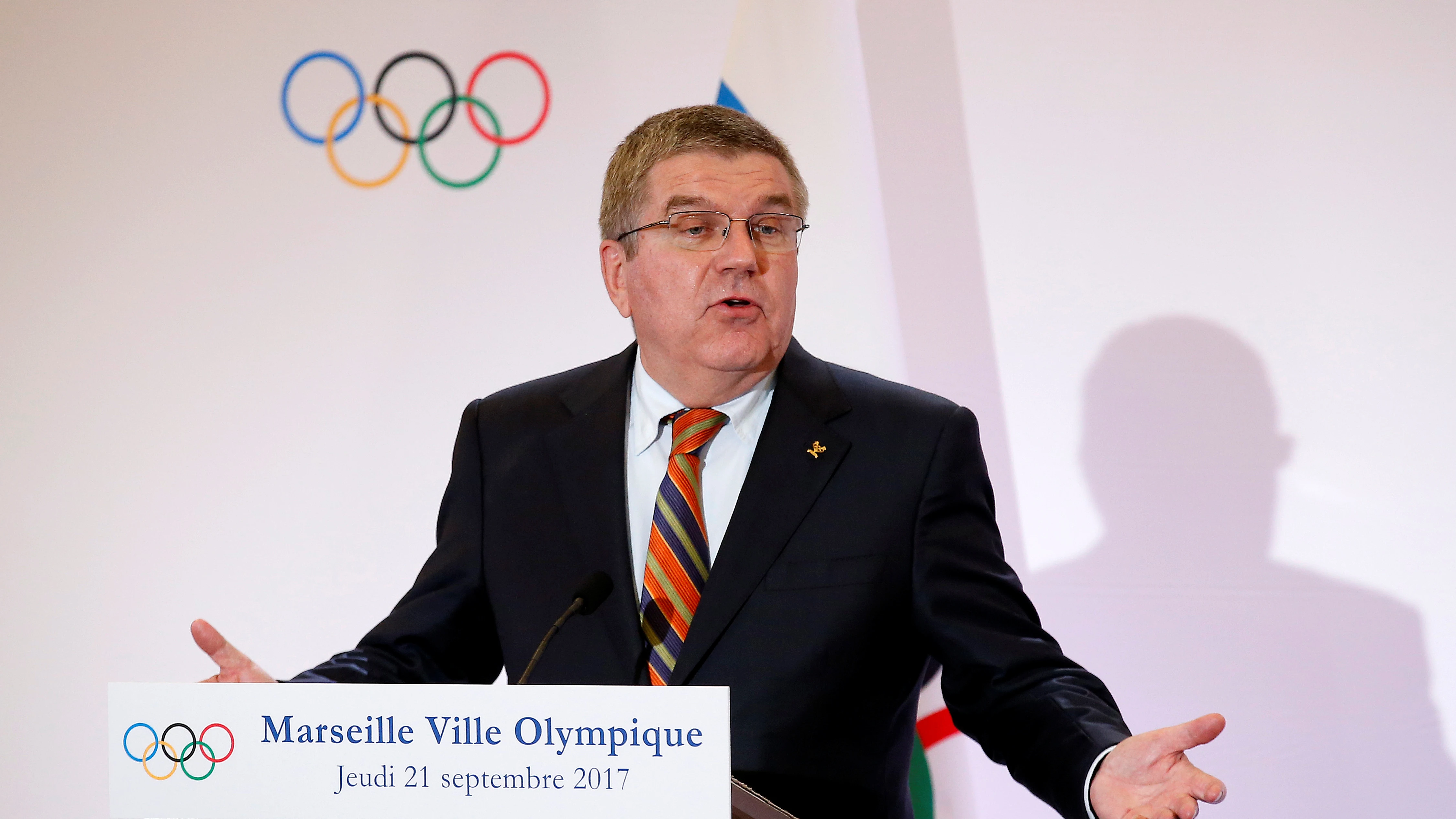 El presidente del COI, Thomas Bach El presidente del COI, Thomas Bach