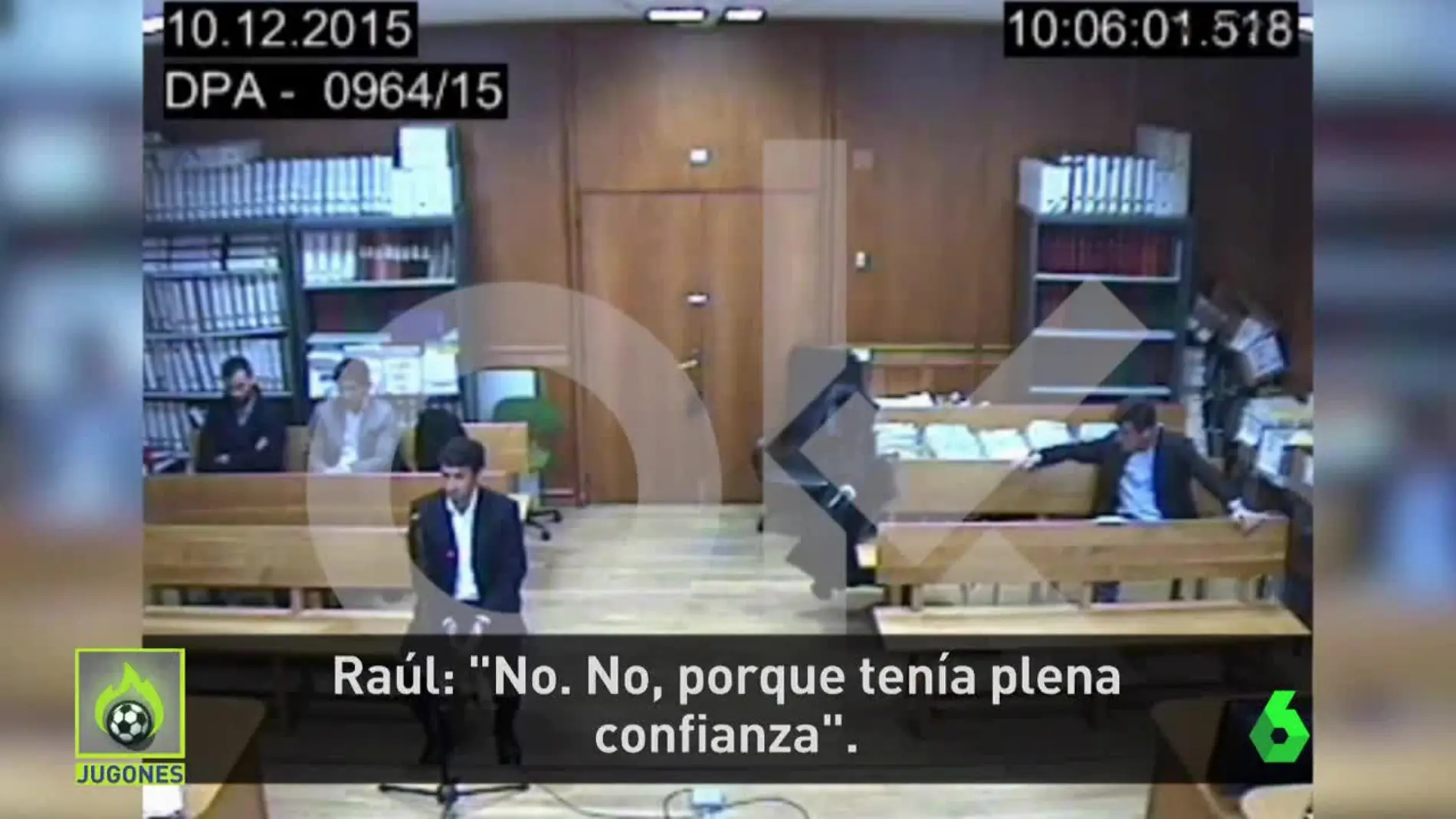 Declaración de Raúl González ante el juez