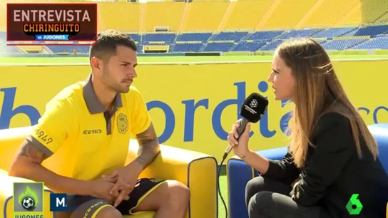 Vitolo, en su entrevista con El Chiringuito de Jugones Vitolo, en su entrevista con El Chiringuito de Jugones