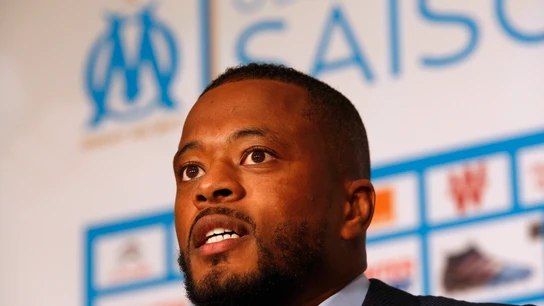El futbolista Patrick Evra El futbolista Patrick Evra