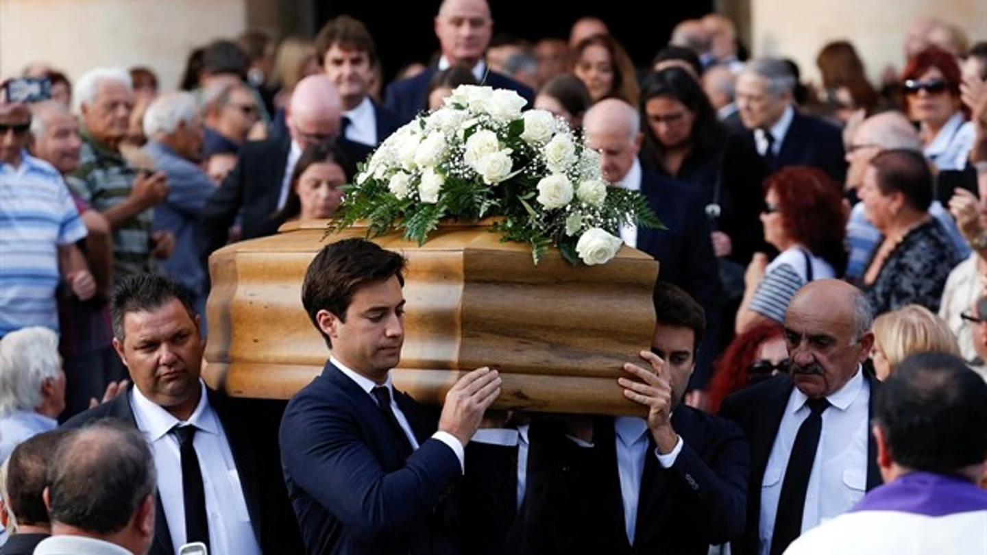 Funeral de Caruana Galizia Funeral de Caruana Galizia