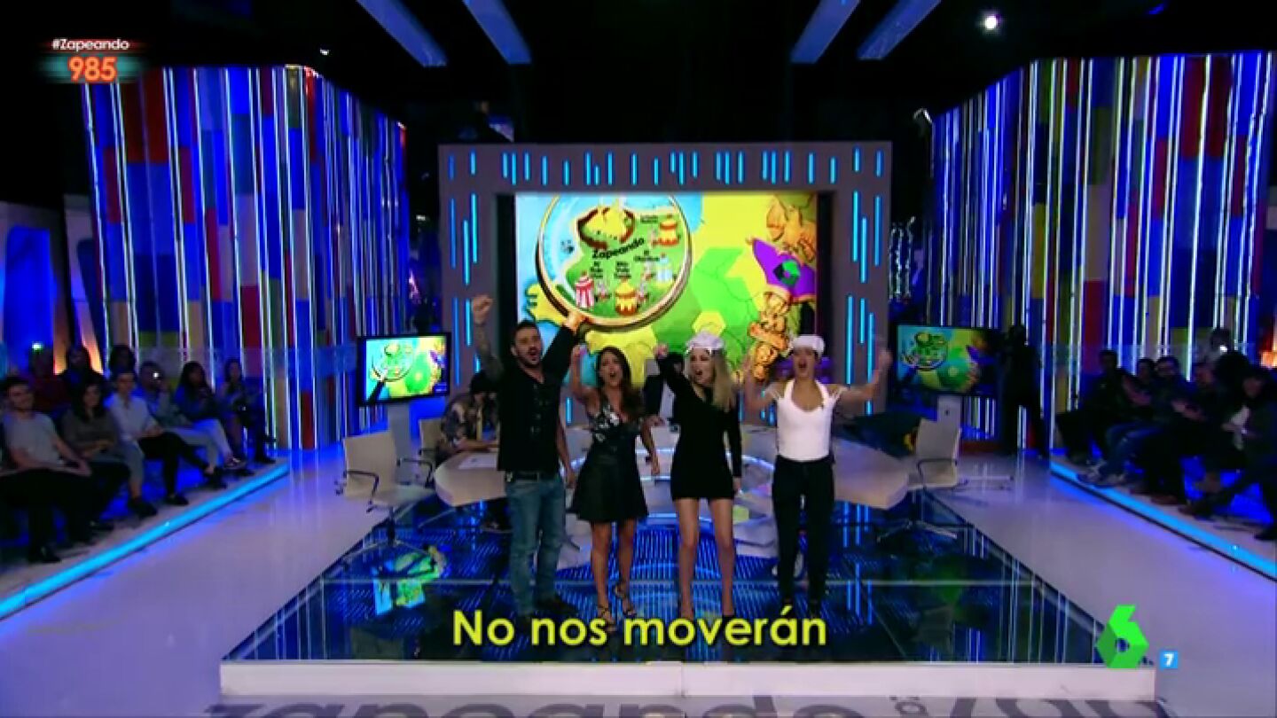 Los zapeadores cantando