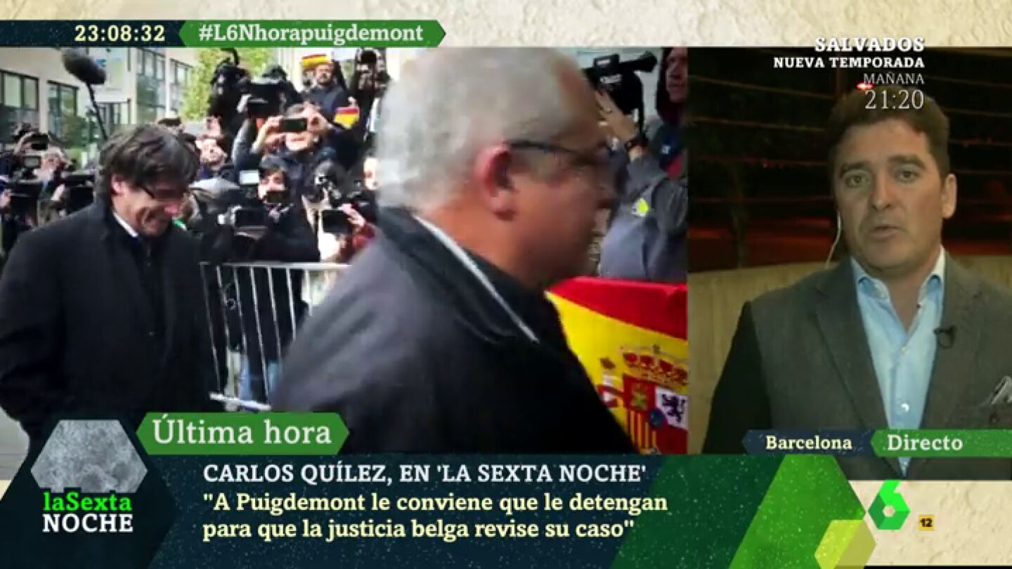 Carlos Qu&iacute;lez, en laSexta Noche