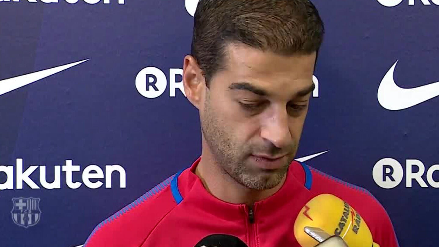 Gerard L&oacute;pez, entrenador del Barcelona B