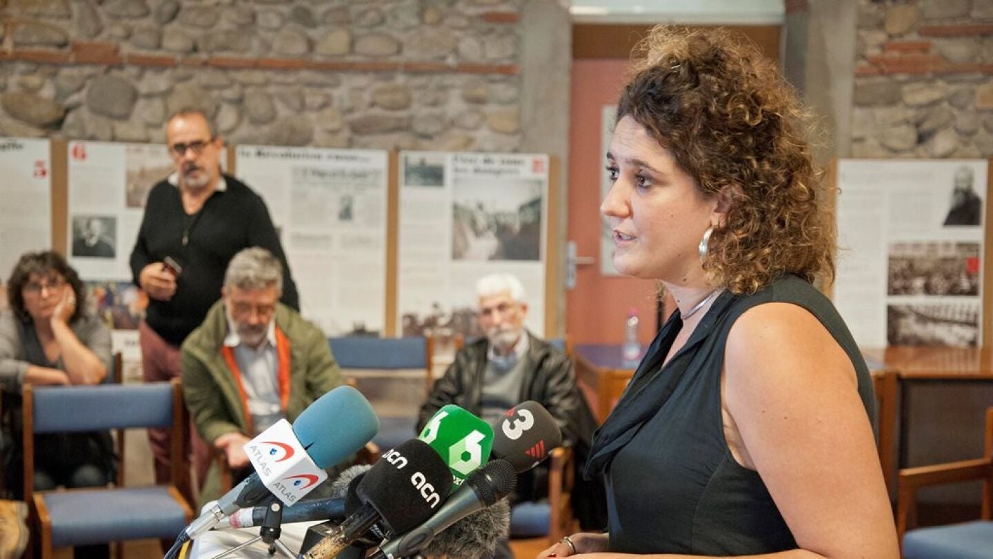 La portavoz de la CUP, Nuria Gibert