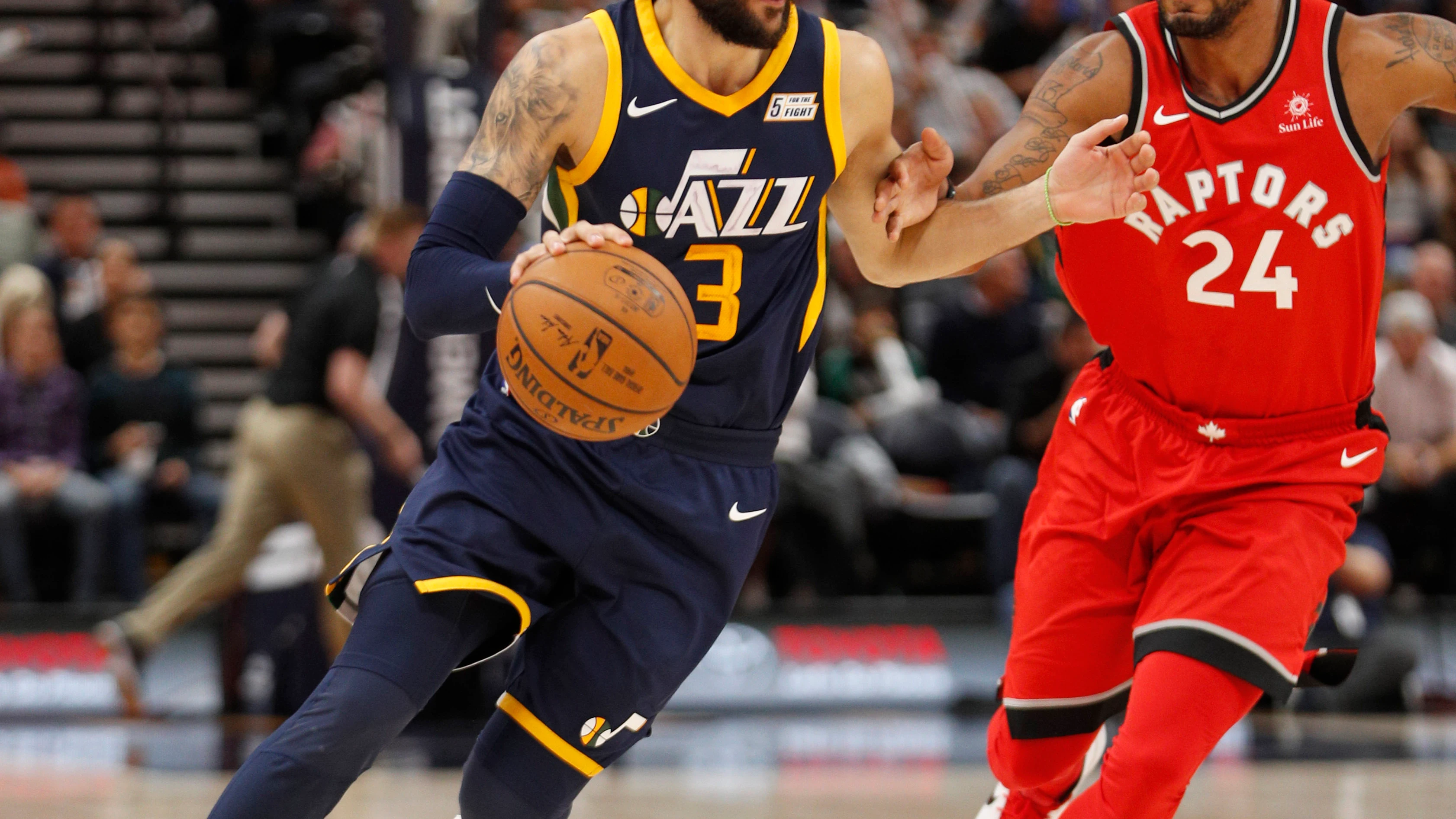 Ricky Rubio, ante los Raptors