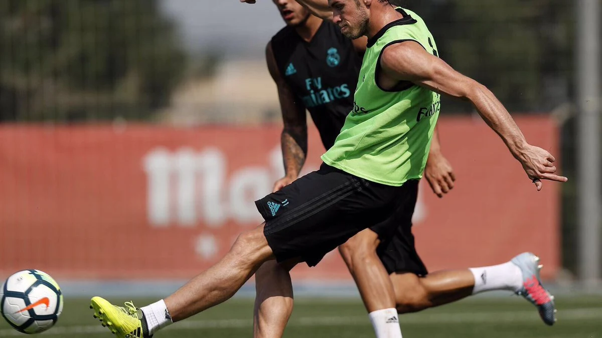 Bale, en un entrenamiento