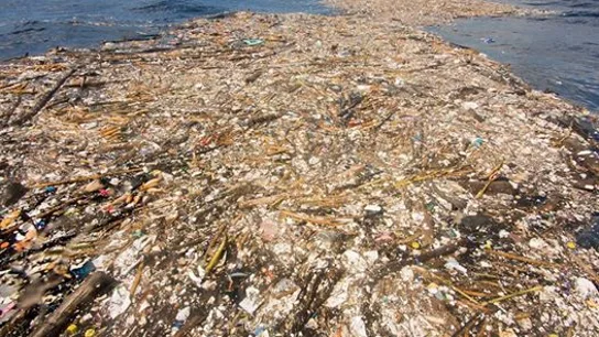 Imagen de la contaminación en el mar Imagen de la contaminación en el mar