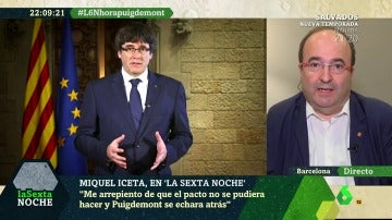 Miquel Iceta, en laSexta Noche